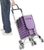 35L Folding Stair-Climbing Basket Cart - Thumbnail 1