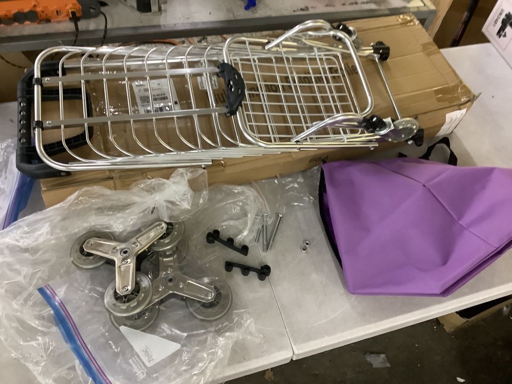 35L Folding Stair-Climbing Basket Cart - Image 2 - Lot 742