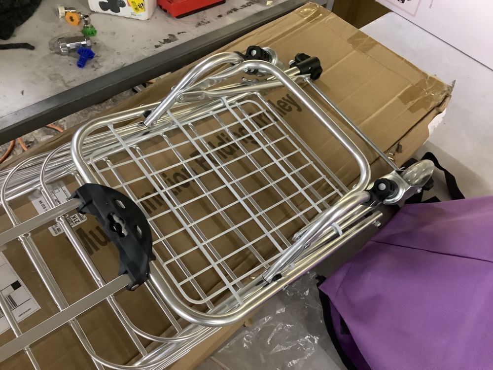 35L Folding Stair-Climbing Basket Cart - Image 3 - Lot 742