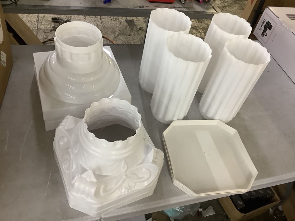 Decorative Roman Column Stands 34.65", 2 Pack - Image 2 - Lot 744