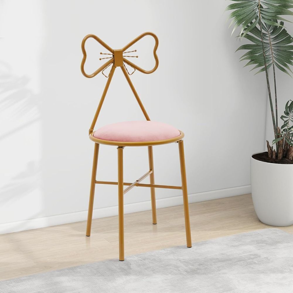 Bow Knot Backrest Vanity Chair - Image 1 - Lot 749