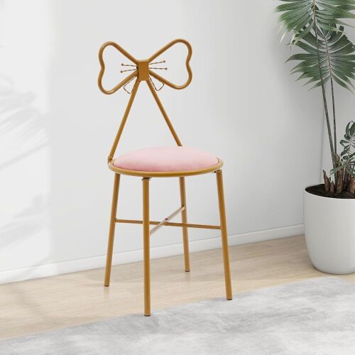 Bow Knot Backrest Vanity Chair - Lot 749