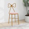 Bow Knot Backrest Vanity Chair - Thumbnail 1