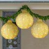 3-Piece Hanging Pop-Up Ornaments Outdoor Christmas Decor, LED Lights - Thumbnail 1