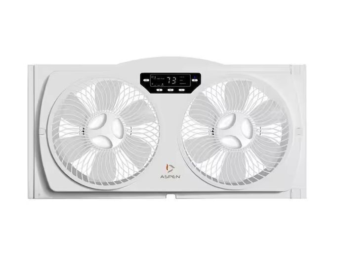 ASPEN Smart Wi-Fi Window Fan with Washable and Removeable Blades and Remote - Image 1 - Lot 614JF