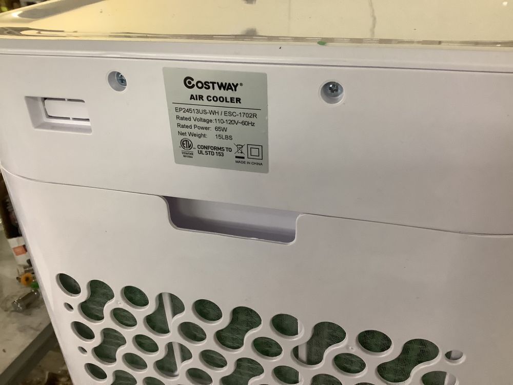 8,000 BTU Portable Air Conditioner Cools 300 Sq. Ft. with Humidifier - Image 4 - Lot 607JF