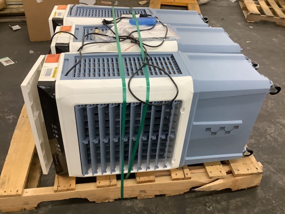 Lot of (3) 3450 CFM Indoor/Outdoor Portable Evaporative Cooler for 1000 sq. ft., 11 Gallon Tank - Uninspected - Image 2 - Lot 137JF
