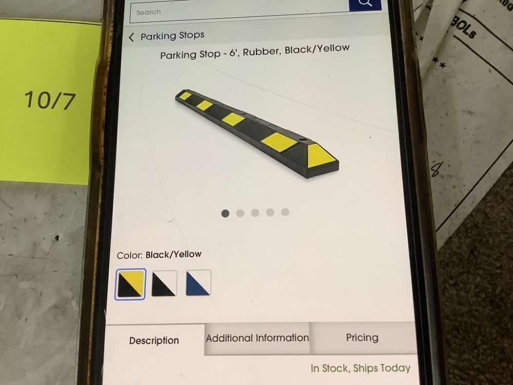 Lot of (2) Tireboss Rubber Parking Wheel Stop 6' - Image 9 - Lot 194JF