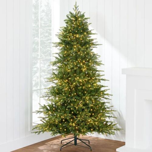 9' Pre-Lit Artificial Full Aspen Christmas Tree w/ 2-in-1 Twinkling Micro LEDs - Lot 165