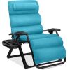 Oversized Zero Gravity Chair, Folding Outdoor Recliner w/ Removable Cushion - Thumbnail 1
