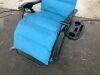 Oversized Zero Gravity Chair, Folding Outdoor Recliner w/ Removable Cushion - Thumbnail 4