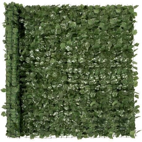 Outdoor Faux Ivy Privacy Screen Fence 96" x 72" - Lot 604