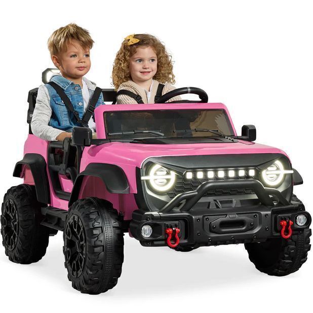 24V 2-Seater Electric Ride-On Car Truck w/ Parent Control, Bluetooth - Image 1 - Lot 40