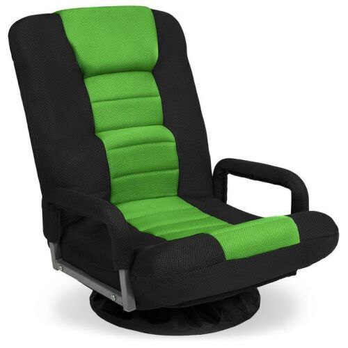 Gaming Floor Chair w/ 360-Degree Swivel, Armrest, Adjustable Backrest - Lot 187