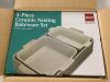 3PC Ceramic Bakeware Set Casserole, Loaf, Square Dishes w/ Handles - Thumbnail 4