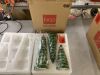 Set of 3 Pre-Lit Ceramic Tabletop Christmas Trees - Thumbnail 2