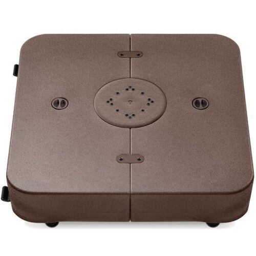 Outdoor Cantilever Base w/ Wheels, Locks, Fillable 330lb Capacity - Lot 319