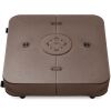 Outdoor Cantilever Base w/ Wheels, Locks, Fillable 330lb Capacity - Thumbnail 1
