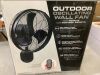 MULE Wall Mount Fan XL Indoor or Outdoor Matte Black 18 in. Oscillating 3-Speed High Velocity Max. 5100 CFM Fan with Remote - Thumbnail 3