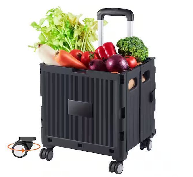 VEVOR Foldable Utility Cart, 110 lbs. Load Capacity - Image 1 - Lot 217