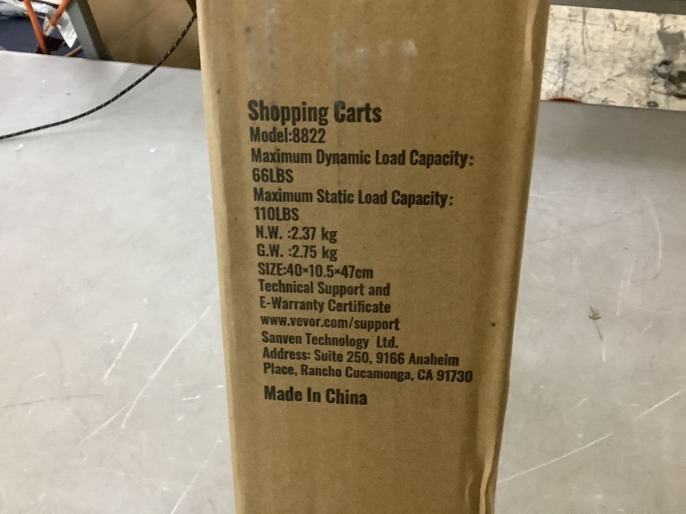 VEVOR Foldable Utility Cart, 110 lbs. Load Capacity - Image 5 - Lot 217