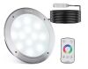 VEVOR 12-Volt LED 10 in. 40-Watt RGBW Color Changing Inground Swimming Pool Spa Light Underwater Remote Control - Thumbnail 1