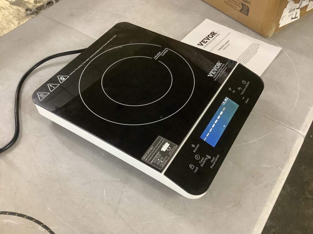 VEVOR Portable Induction Cooktop, 1800 W, 9-Temperature Settings - Image 2 - Lot 437JF