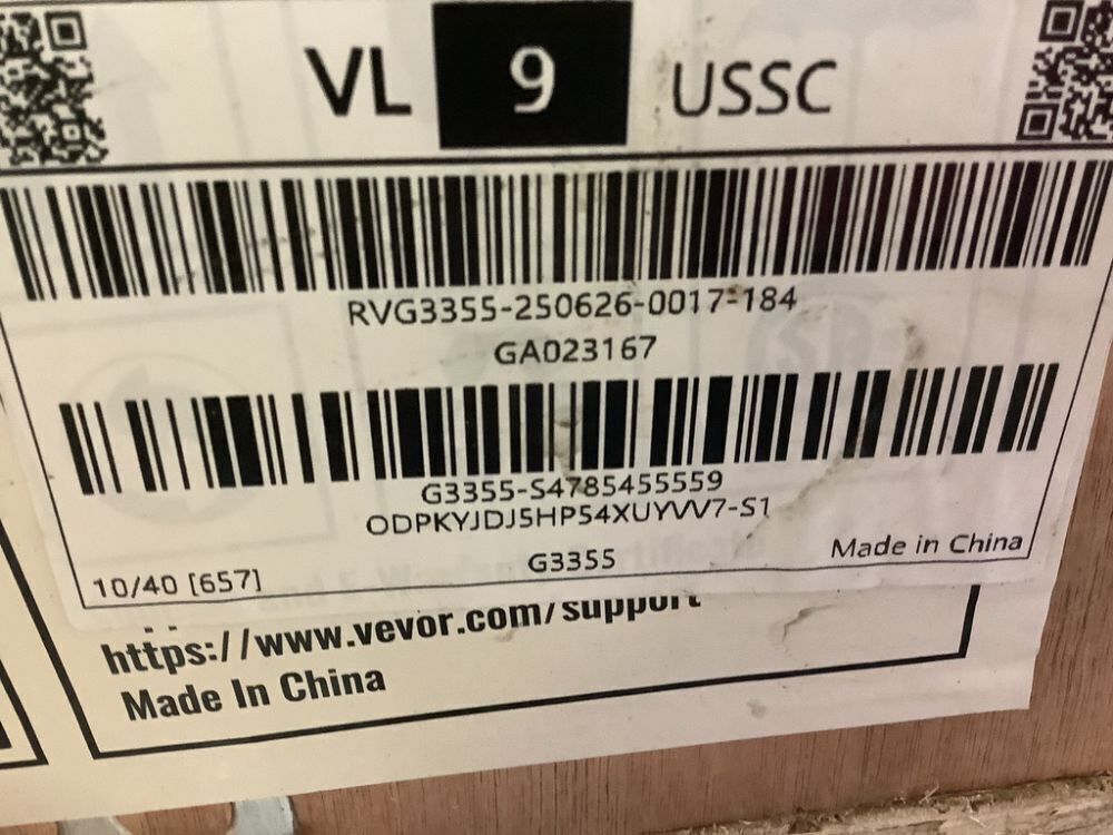 VEVOR 5HP Air Compressor Electric Motor, 230V 25 Amps, 56HZ Frame 3450RPM, 7/8" Keyed Shaft, 2.25" Shaft Length, Single Phase - Image 5 - Lot 503
