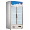 VEVOR 23 cu. ft. Commercial Refrigerator Upright Beverage Cooler with Glass Door and LED Light - Bent Front Caster - Thumbnail 1