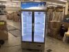 VEVOR 23 cu. ft. Commercial Refrigerator Upright Beverage Cooler with Glass Door and LED Light - Bent Front Caster - Thumbnail 2