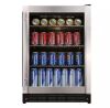 Magic Chef Beverage 23.4 in. 154 (12 oz.) Can Beverage Cooler, Stainless Steel - Thumbnail 1