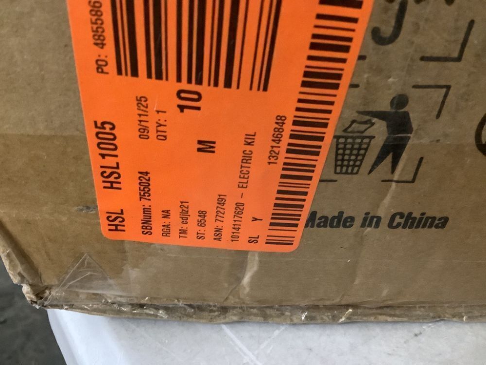 Electric Kiln, 1500W Melting Furnace, Max Temp 2192℉, Stainless Steel for Wax Casting, Metal Clay DIY, Pottery - Image 4 - Lot 28JF