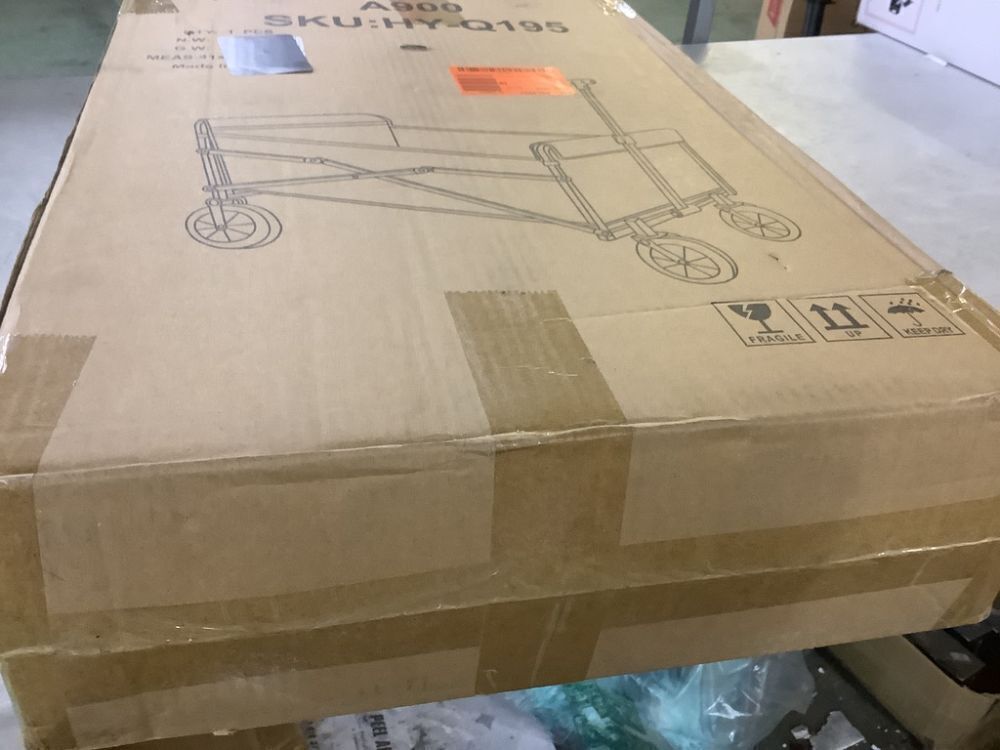 VEVOR Folding Shopping Cart, 200 lbs. Max Load - Image 3 - Lot 320JF