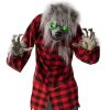 Howling Hudson Standing Animatronic Werewolf w/ Sounds, LED Eyes, 5ft - Water Damaged Box - Thumbnail 1