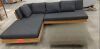 Lubek 82.5" Outdoor Low Right Sectional Set - Slate Gray - Thumbnail 5
