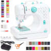 6V Portable Foot Pedal Sewing Machine w/ 12 Stitch Patterns - Thumbnail 1