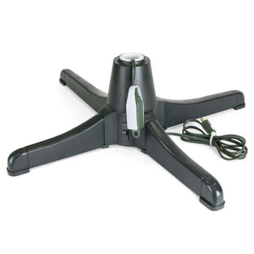 360-Degree Rotating Christmas Tree Stand w/ 3 Settings, 3 Outlets - Lot 6996