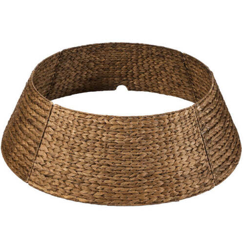 Woven Hyacinth Christmas Holiday Tree Collar - 24in - Lot 7085