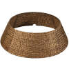 Woven Hyacinth Christmas Holiday Tree Collar - 24in - Thumbnail 1