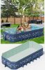 Non Inflatable Kiddie Pool, Portable Padding Kids Swimming Pool (Blue Star) - Thumbnail 1