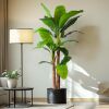 7.2FT Artificial Banana Tree Tall Fake Banana Leaf Plant Faux Banana Silk Tree Faux Banana Leaves for Home Swimming Pool Indoor Outdoor Patio Tropical Decor - Thumbnail 1