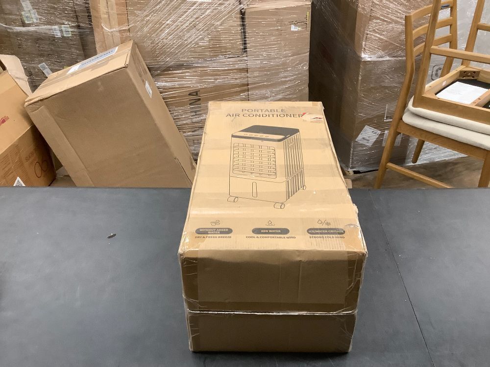 Portable Air Conditioners, 3-IN-1 Portable AC Unit with 2.6 Gal Water Tank for 40H Cooling, Evaporative Air Cooler with 4 Modes & 3 Speeds, Fast Cooling Windowless Air Conditioners for Home Use - Image 3 - Lot 7139