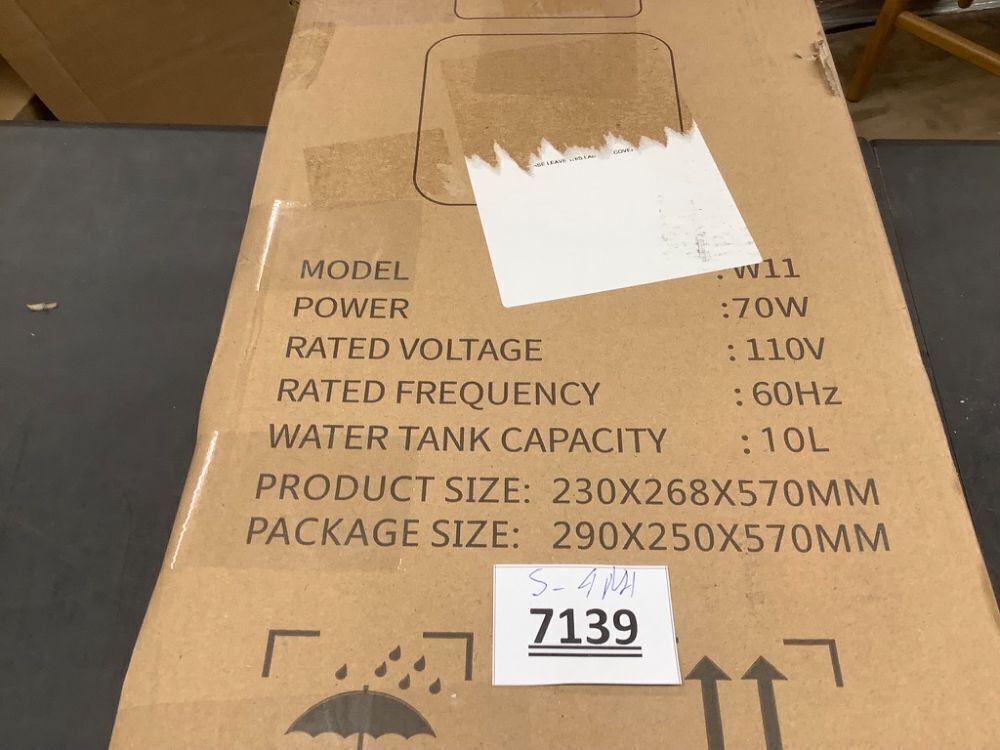 Portable Air Conditioners, 3-IN-1 Portable AC Unit with 2.6 Gal Water Tank for 40H Cooling, Evaporative Air Cooler with 4 Modes & 3 Speeds, Fast Cooling Windowless Air Conditioners for Home Use - Image 4 - Lot 7139