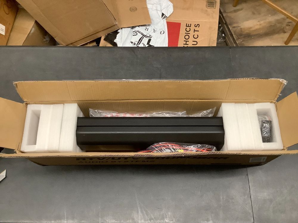 25 Inch UTV Sound Bar, ATV SoundBar Bluetooth with RGB Lighting, IP66 Waterproof Golf Cart Sound Bar, Amplified Powersports SXS SoundBar, UTV Speakers Compatible with Polaris RZR Can-Am - Image 2 - Lot 7142