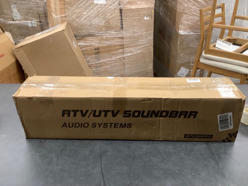 25 Inch UTV Sound Bar, ATV SoundBar Bluetooth with RGB Lighting, IP66 Waterproof Golf Cart Sound Bar, Amplified Powersports SXS SoundBar, UTV Speakers Compatible with Polaris RZR Can-Am - Image 3 - Lot 7142