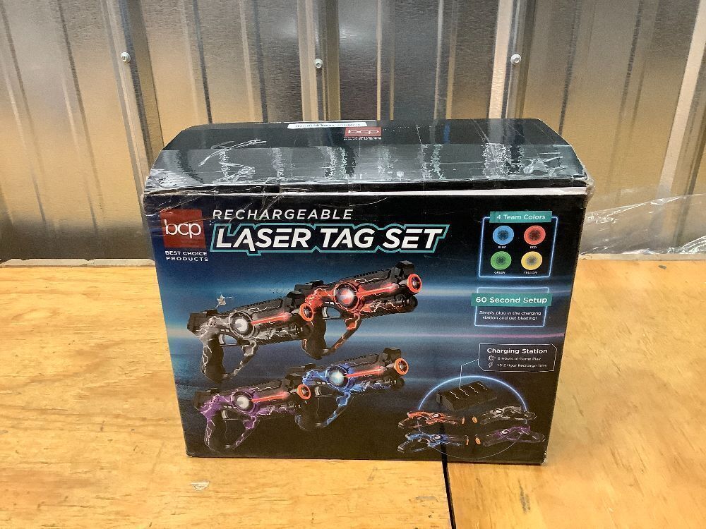 Set of 4 Rechargeable Laser Tag Blasters w/ Docking Station, No Vests Needed - Image 2 - Lot 7239