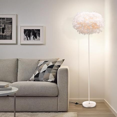 Feather Floor Lamp,Floor Lamps for Living Room,Home Office Bedroom Decor - Image 1 - Lot 10012