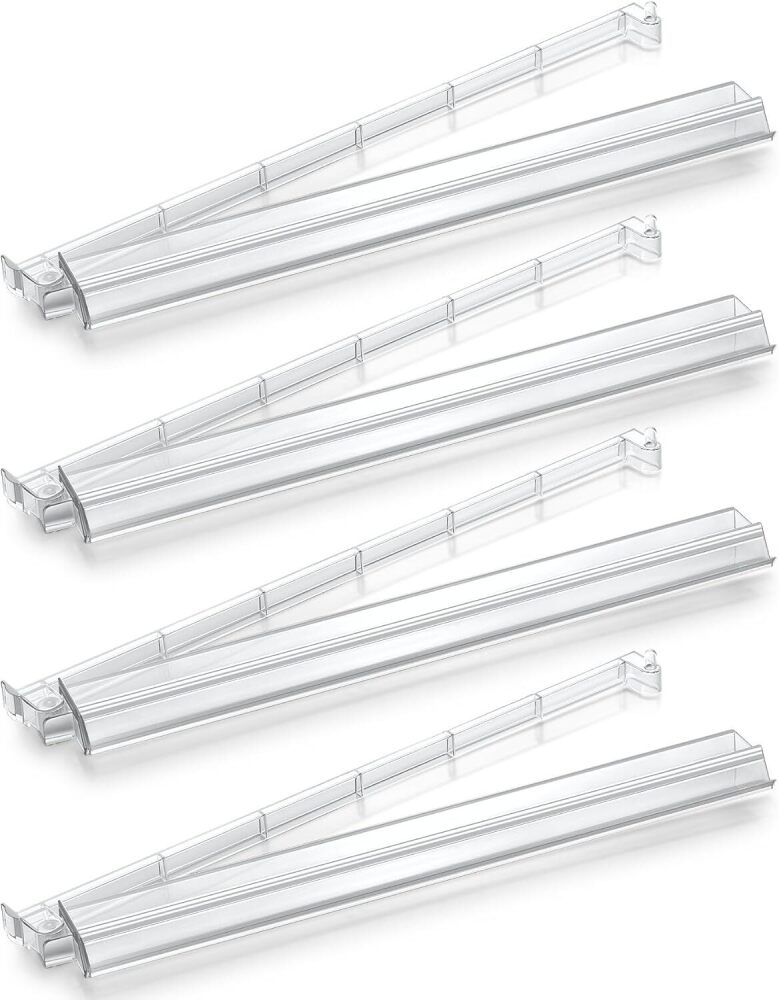 4PCS Mahjong Racks with Pushers,Clear Acrylic American Majiang Tile Racks - Image 1 - Lot 10037