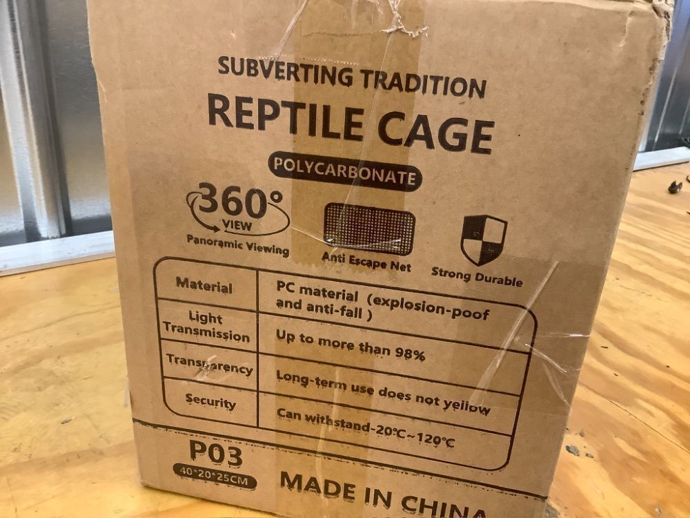 Reptile Terrarium,16" x 8"x 10" Reptile Tank - Image 3 - Lot 7502