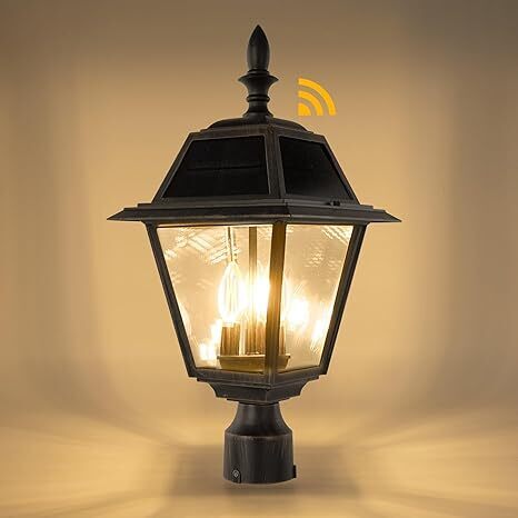 LUTEC Outdoor Solar Lamp Post Light - Lot 7503